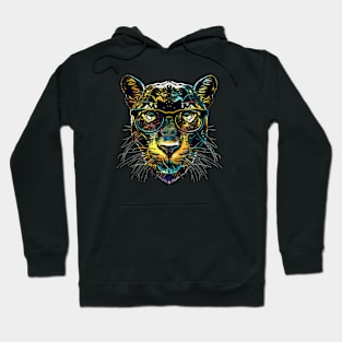 Party Panther: Prowling the City in Neon! Hoodie